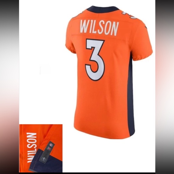 Nike Russell Wilson #3 Jersey NFL Denver Broncos On Field Large Shirt Top - Picture 2 of 4